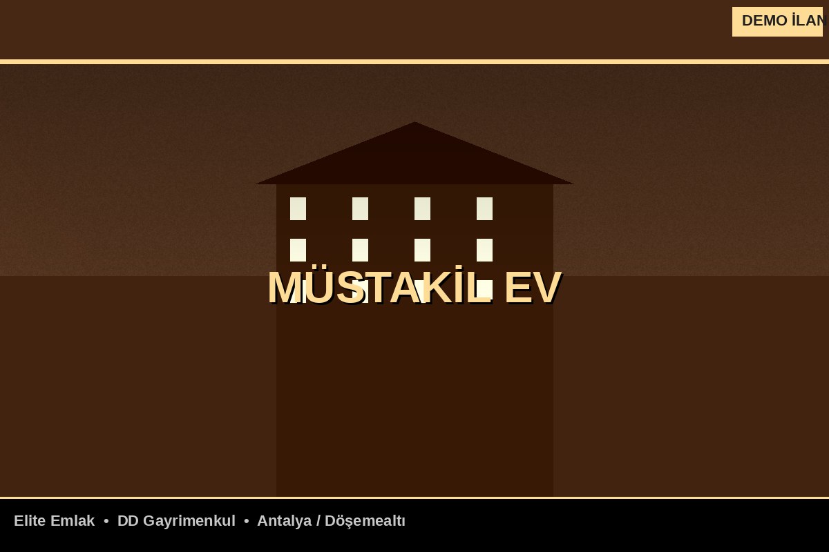 Döşemealtı Kiralık Müstakil Bahçeli Ev